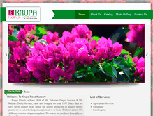 Tablet Screenshot of kruparosenursery.com